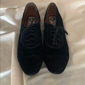 Lanvin Suede Oxfords